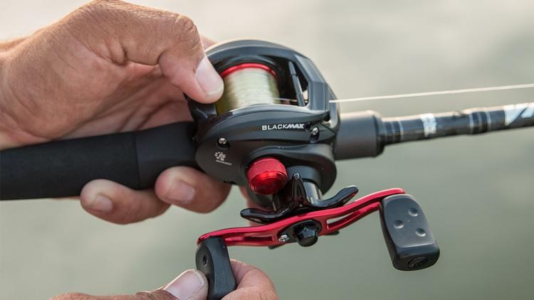 abu garcia black max lp baitcast combo
