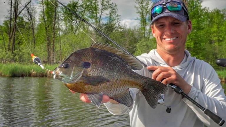 Bluegill Fishing Tips with Bobbers and Plastic Lures 