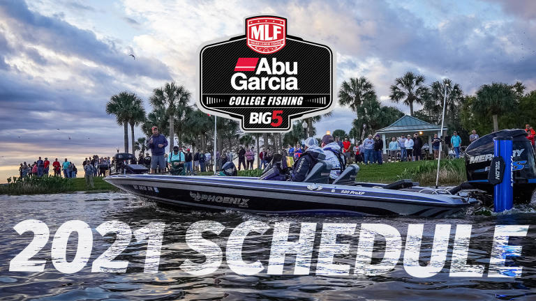 MLF Announces 2021 Abu Garcia College Fishing Schedule 